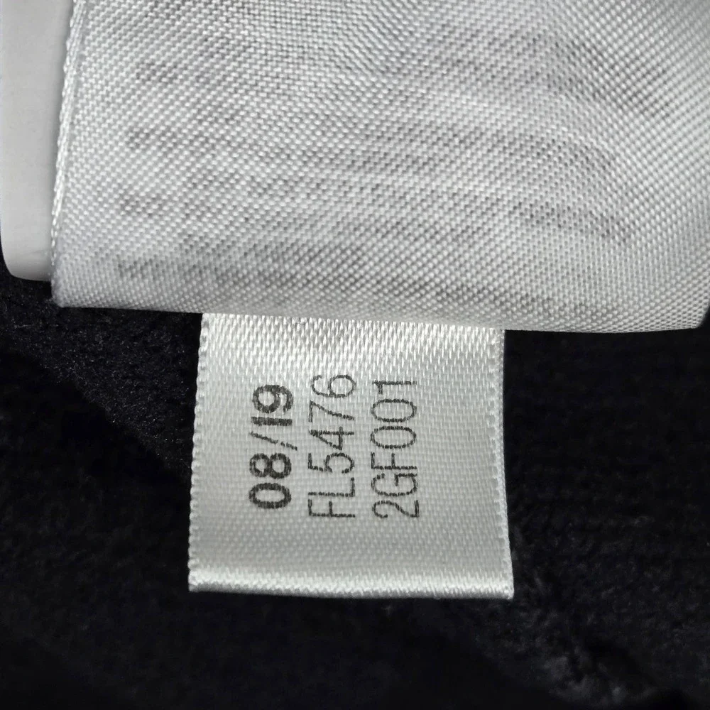 Adidas Men Activewear Pants L‎ Black Sweatpants Gorpcore Logo Stripe 27